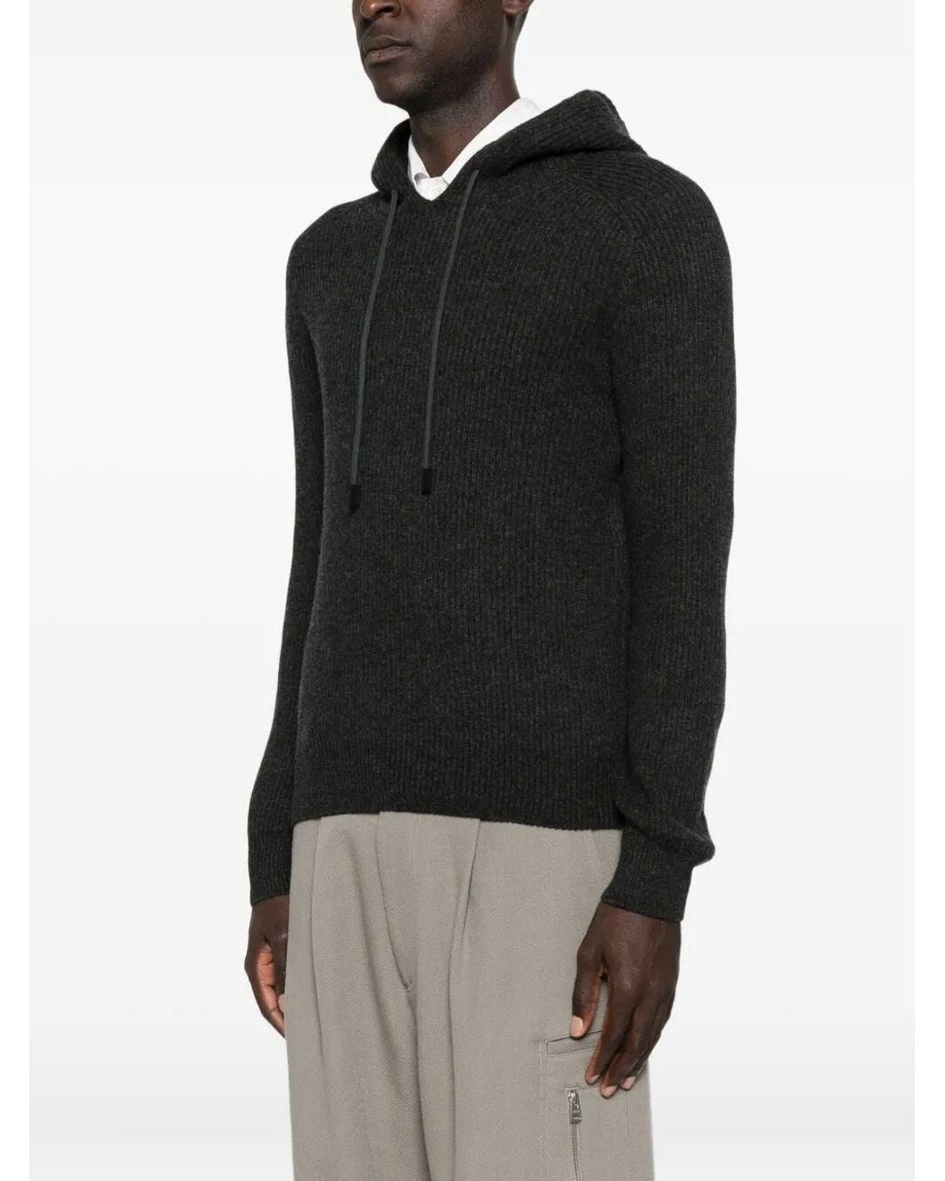 Tagliatore Black Sweater for men
