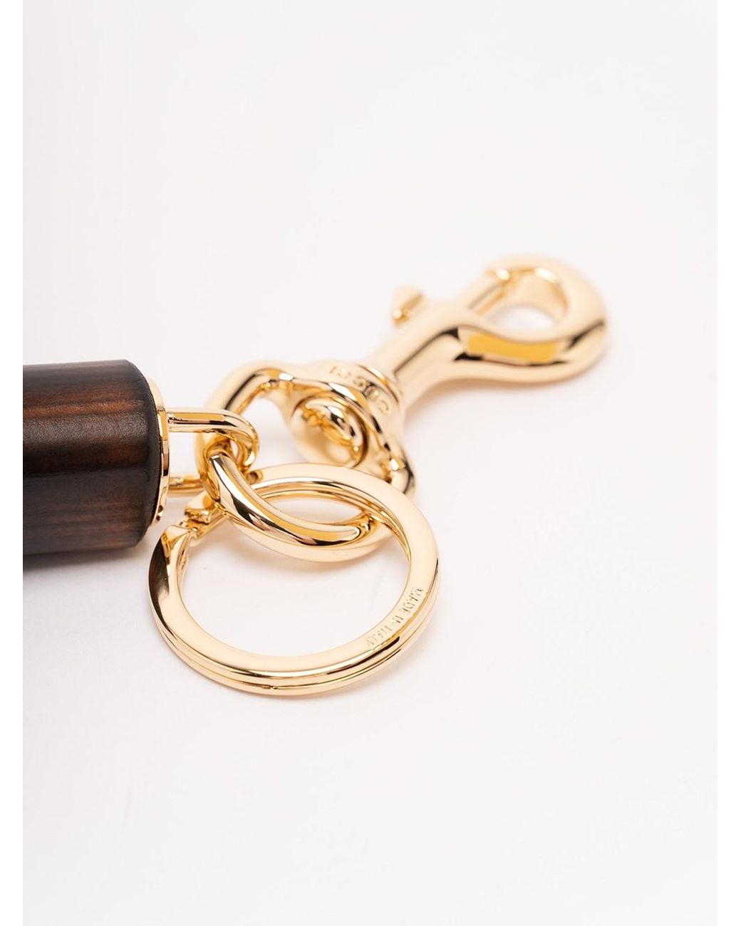 Gucci White Key Ring