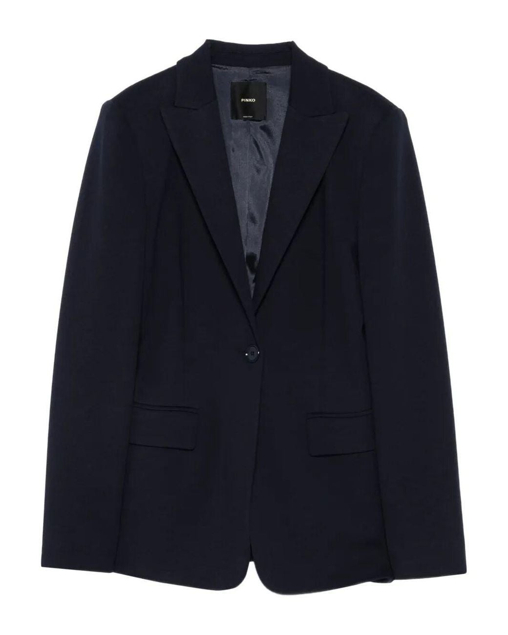 Pinko Blue Single-Button Blazer
