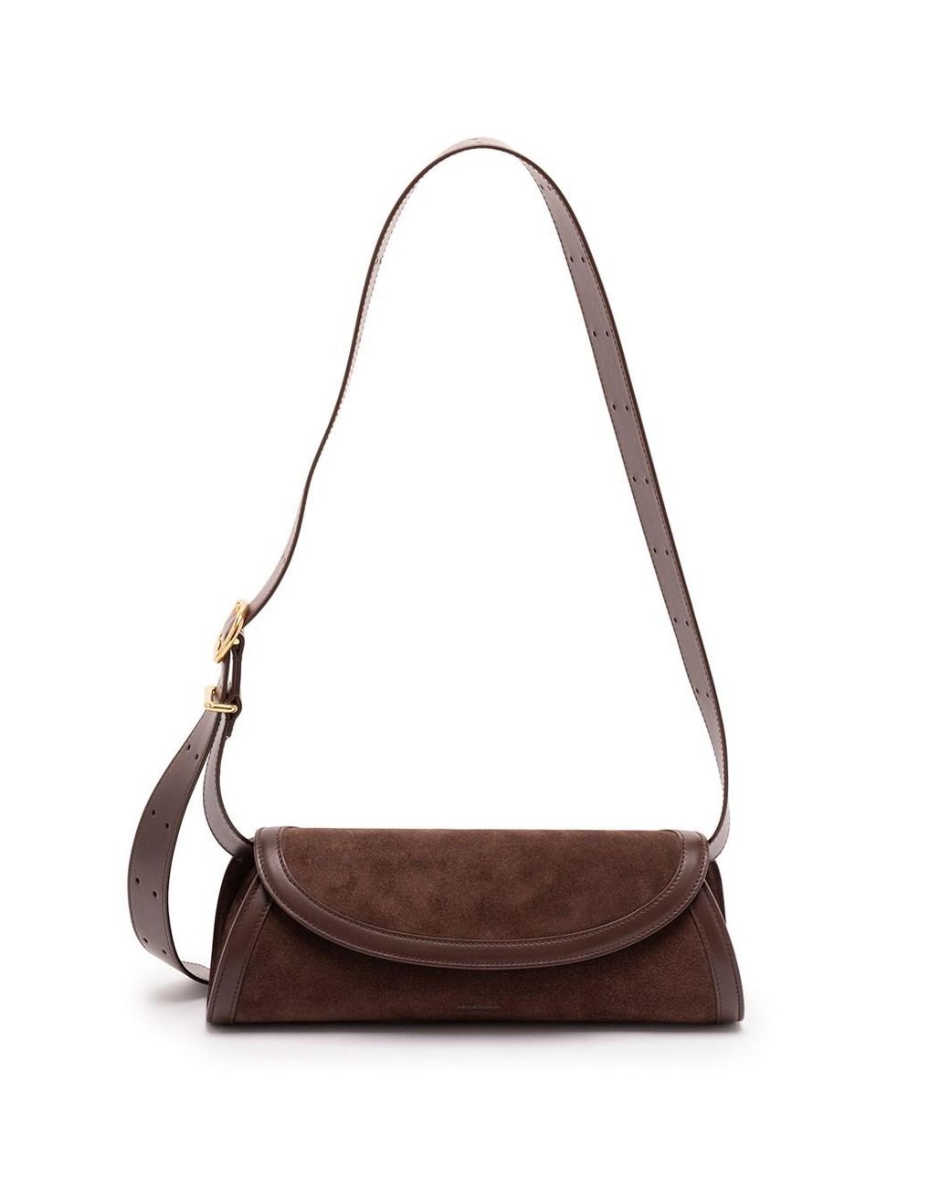 Jil Sander Brown 'Cannolo' Small Bag