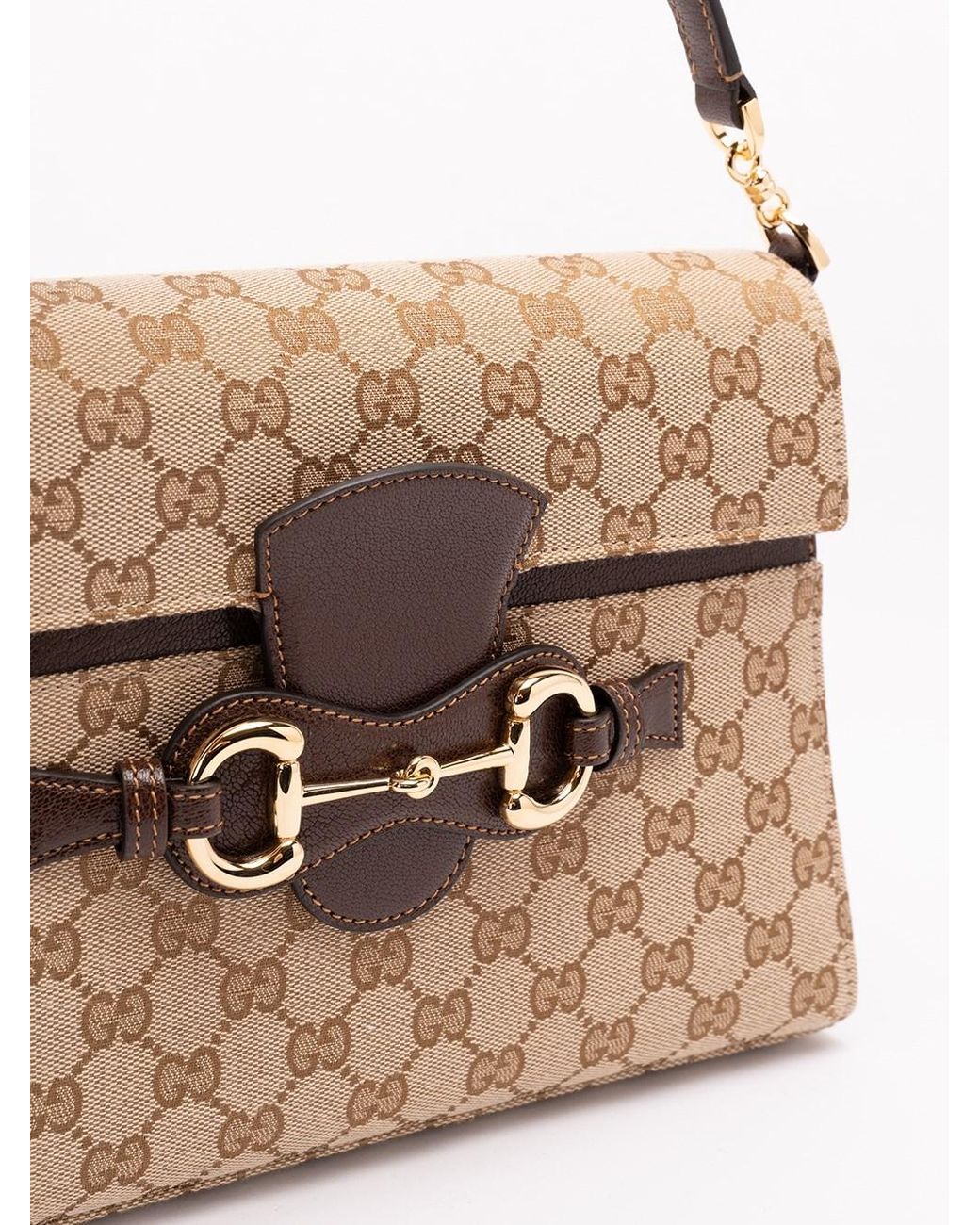 Gucci Metallic Horsebit Duomo Medium Top Handle Bag