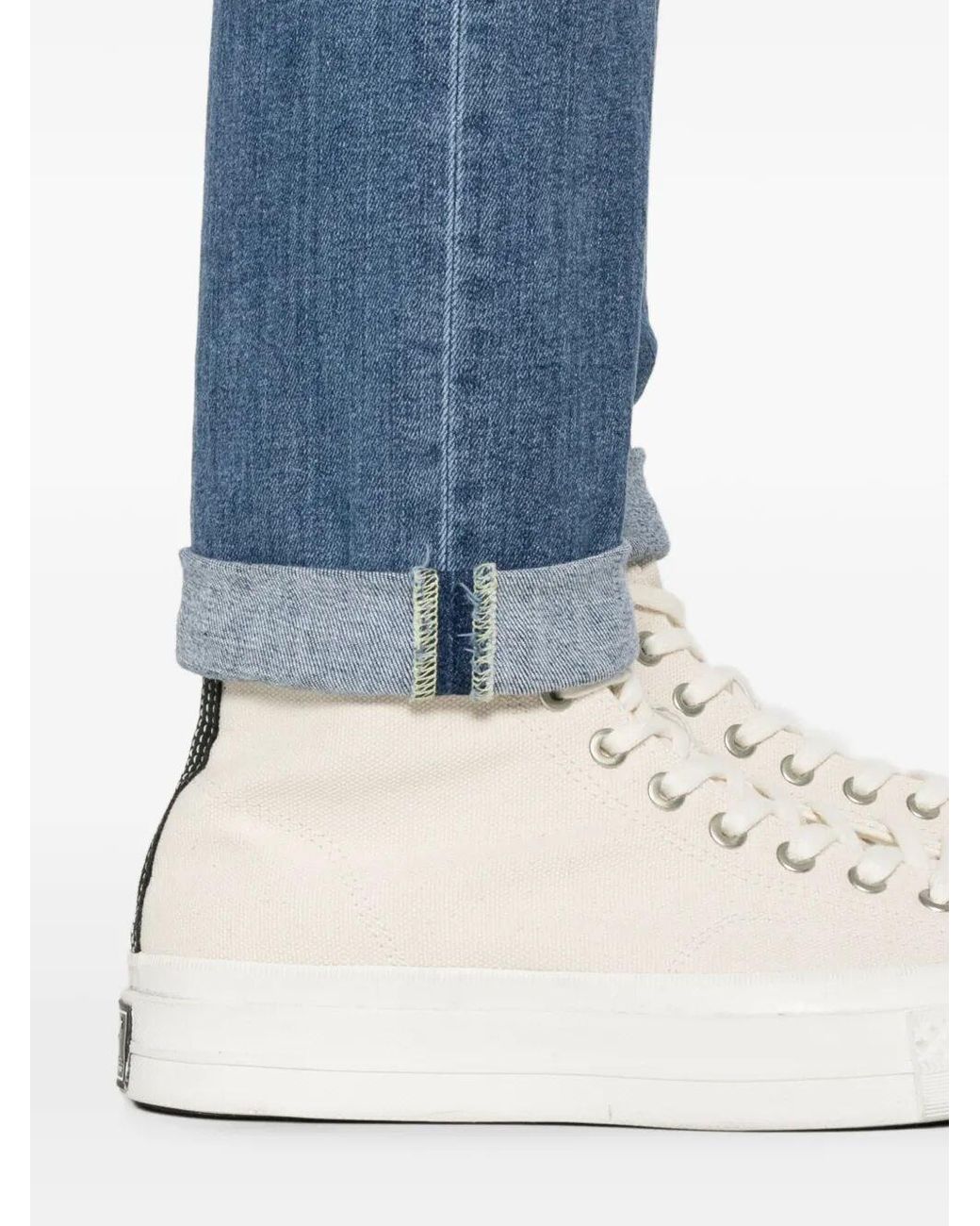 Dondup Blue 'George' Slim 5-Pocket Jeans for men