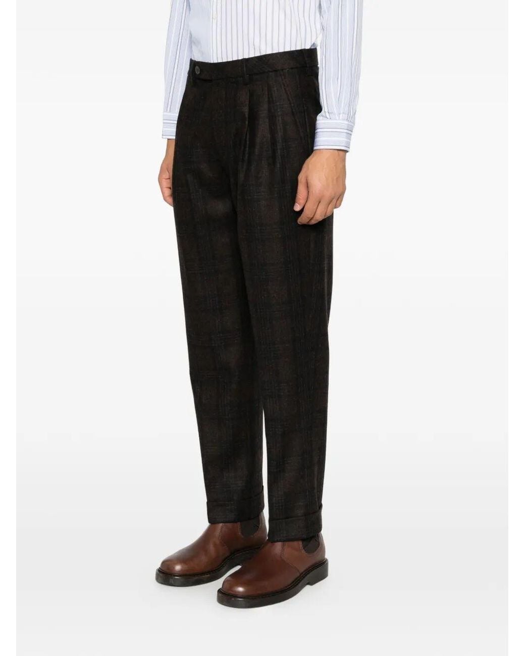GTA Black 'Dante' Flanella 130's Pants for men