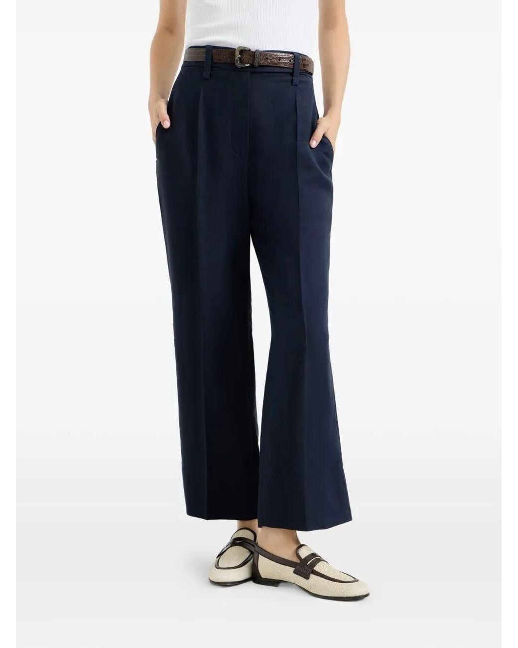 Brunello Cucinelli Blue Pants