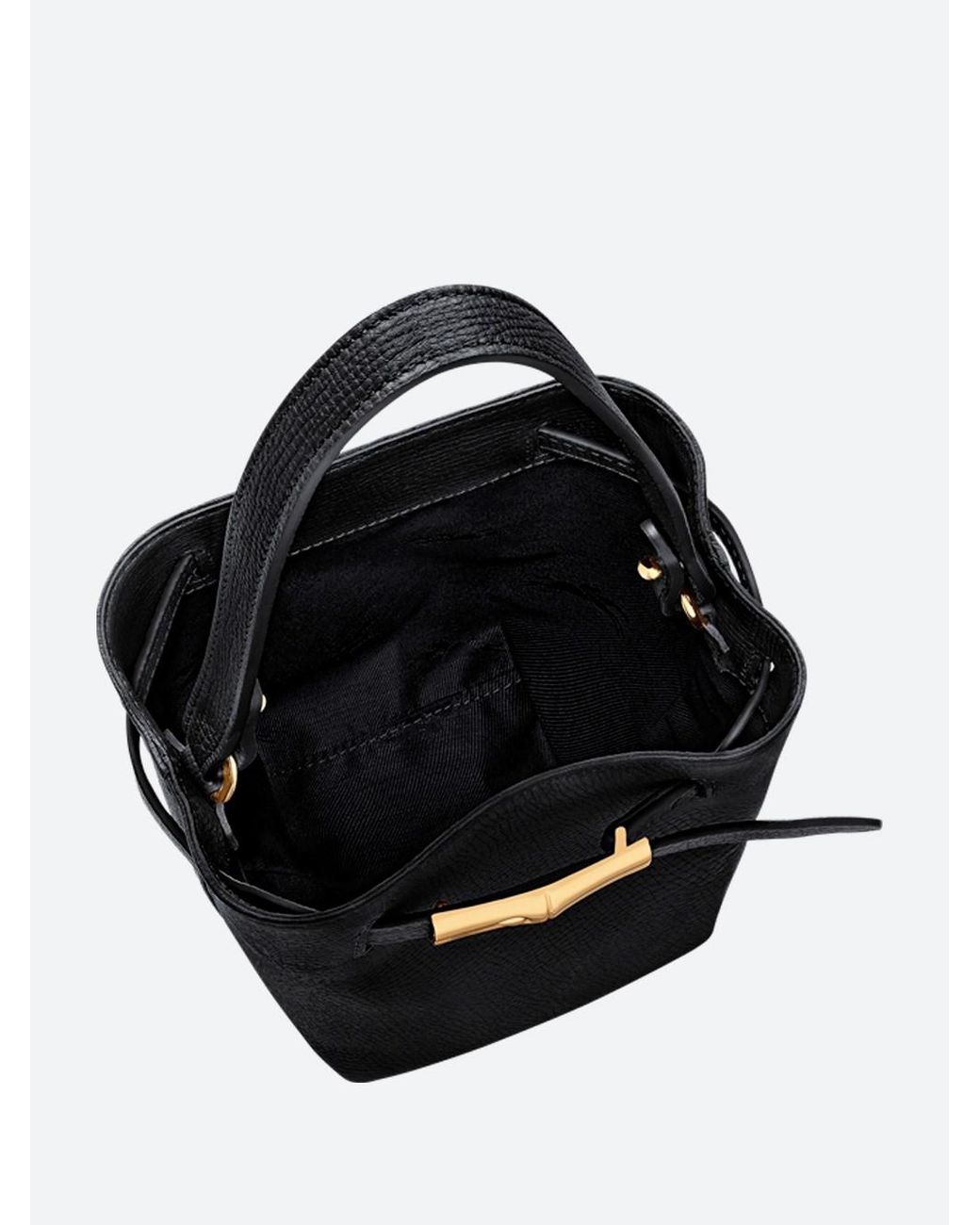 Longchamp Black 'Le Smart Flow' Extra Small Bucket Bag