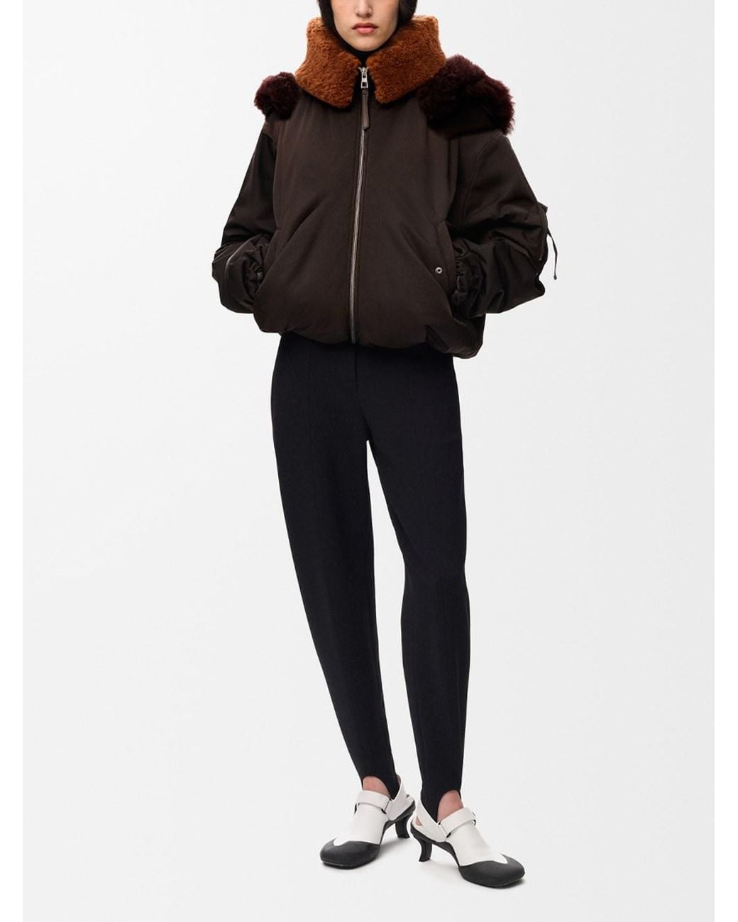 Loewe Brown Bomber Jacket