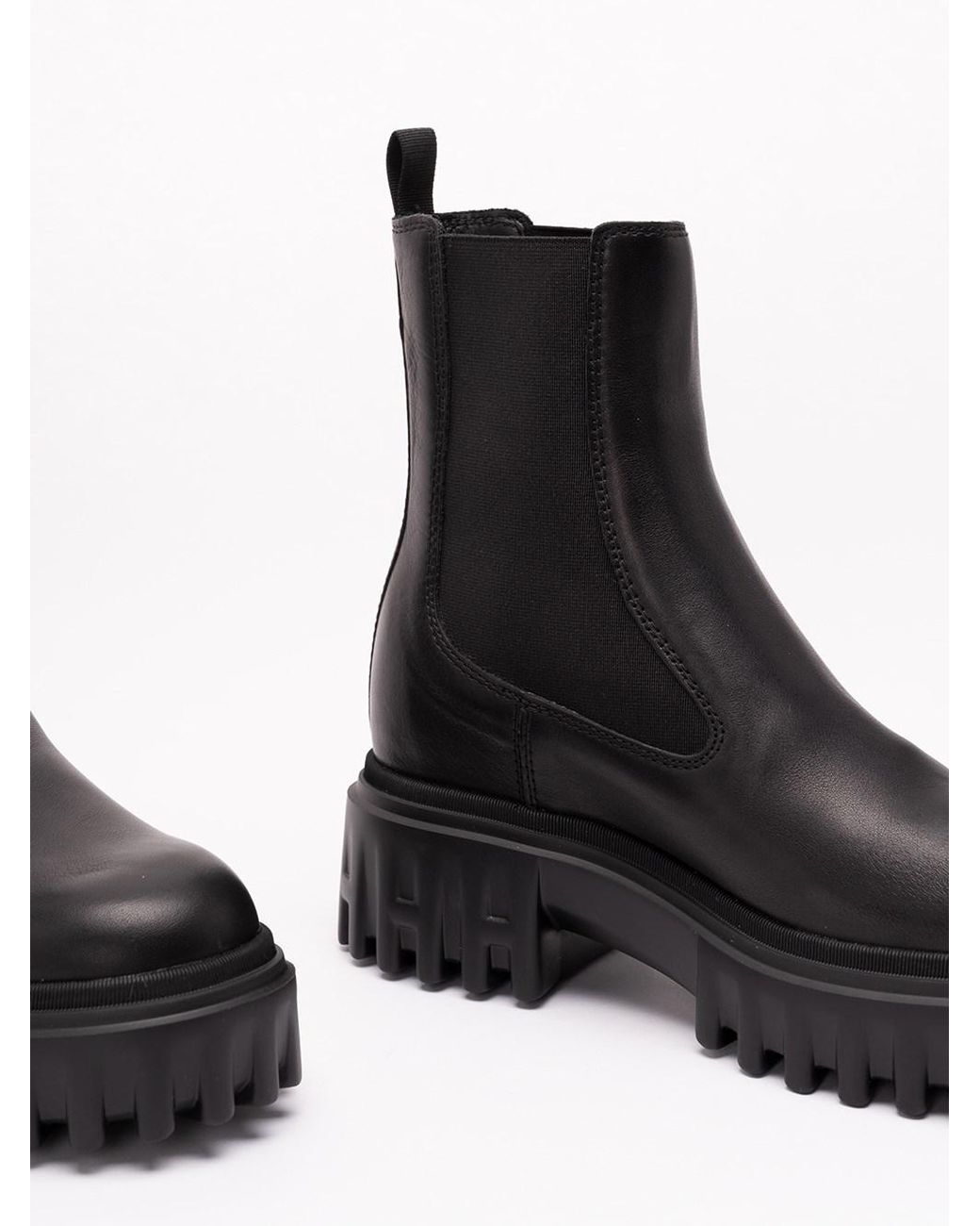 Hogan Black H700 Chelsea Boots