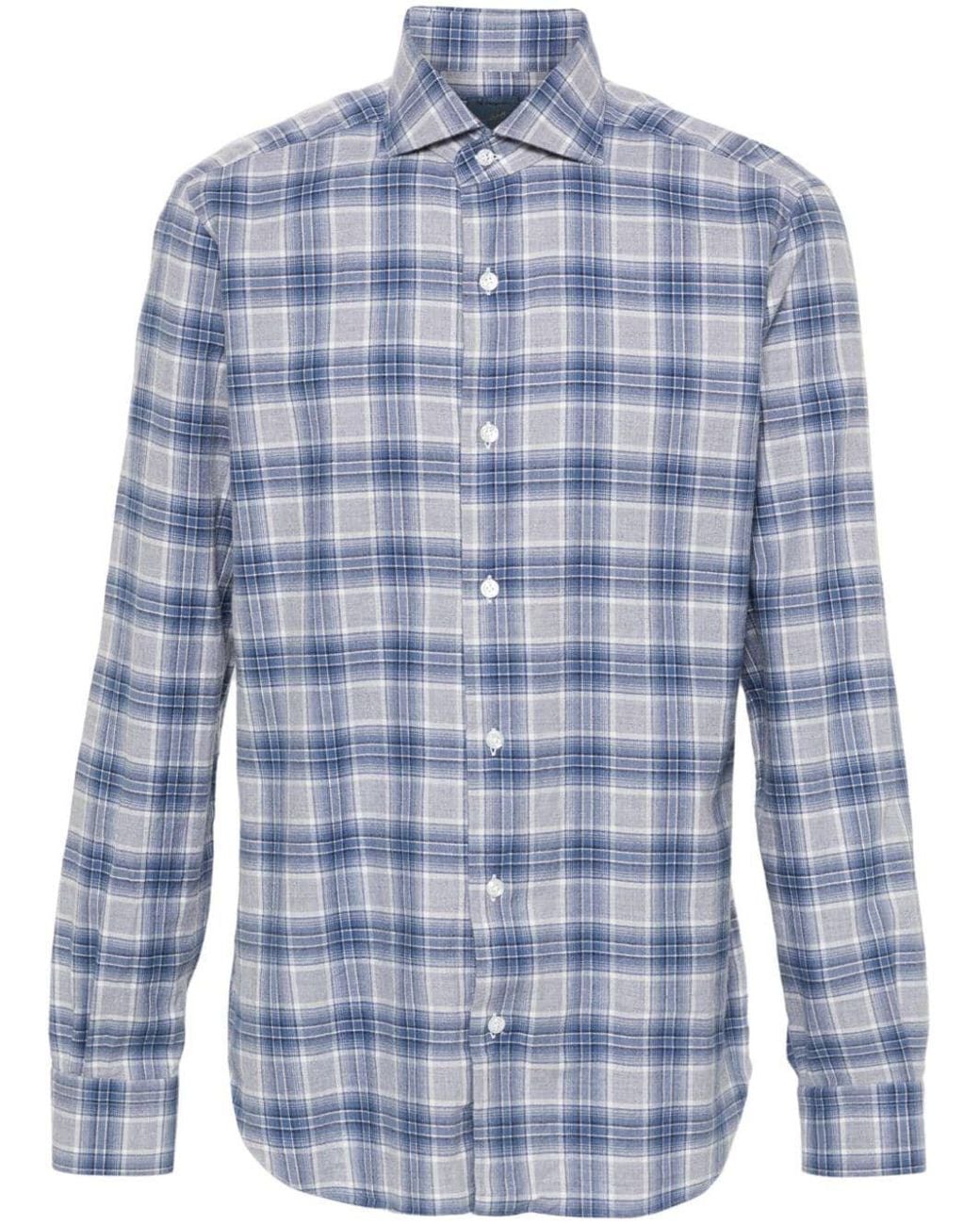 Barba Napoli Blue Shirt for men