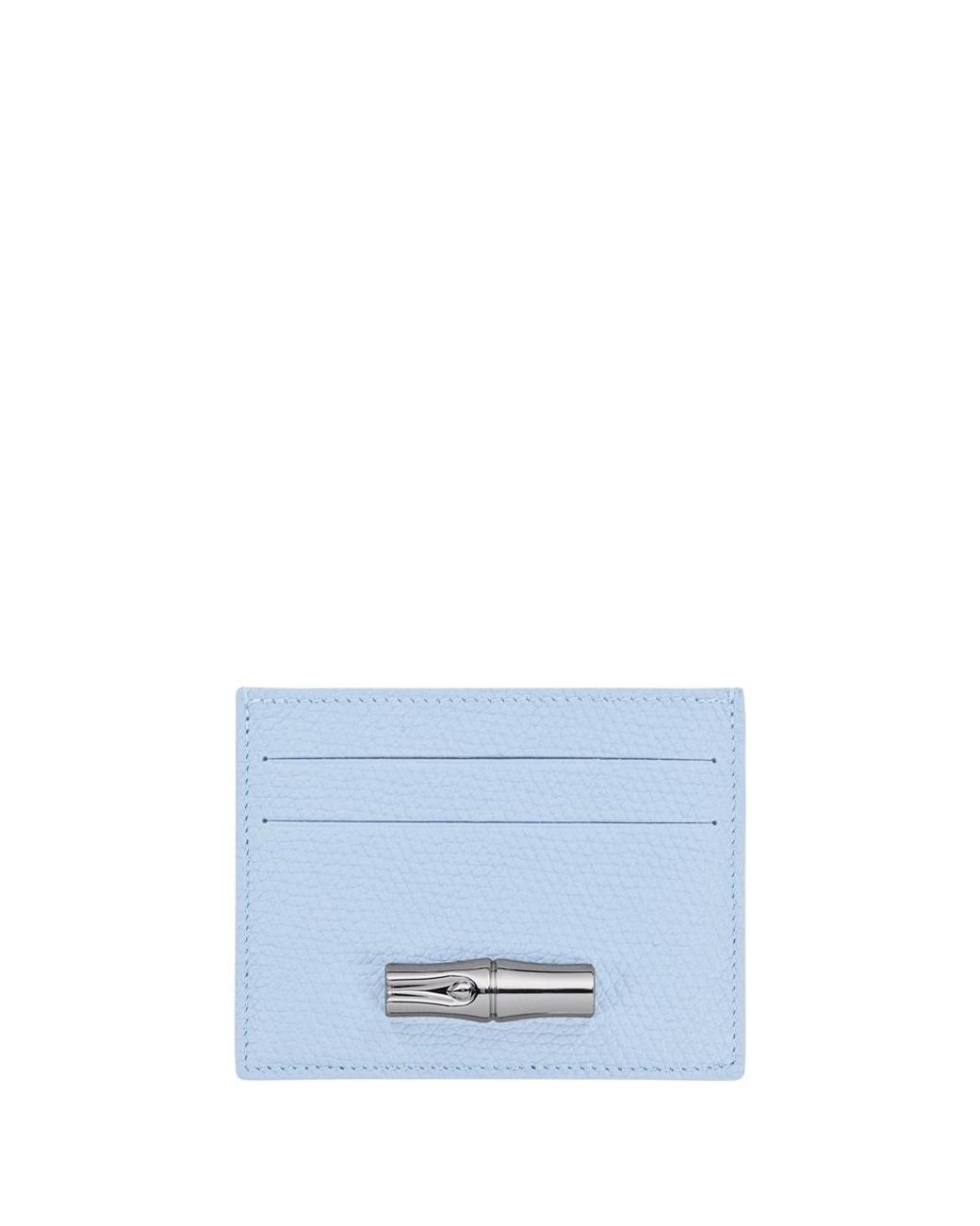 Longchamp Blue 'Le Roseau' Card Holder