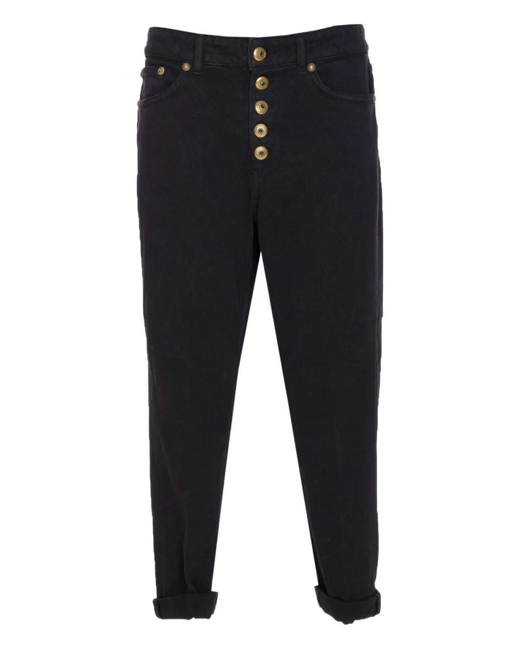 Dondup Blue 'Koons' Loose 5-Pocket Jeans