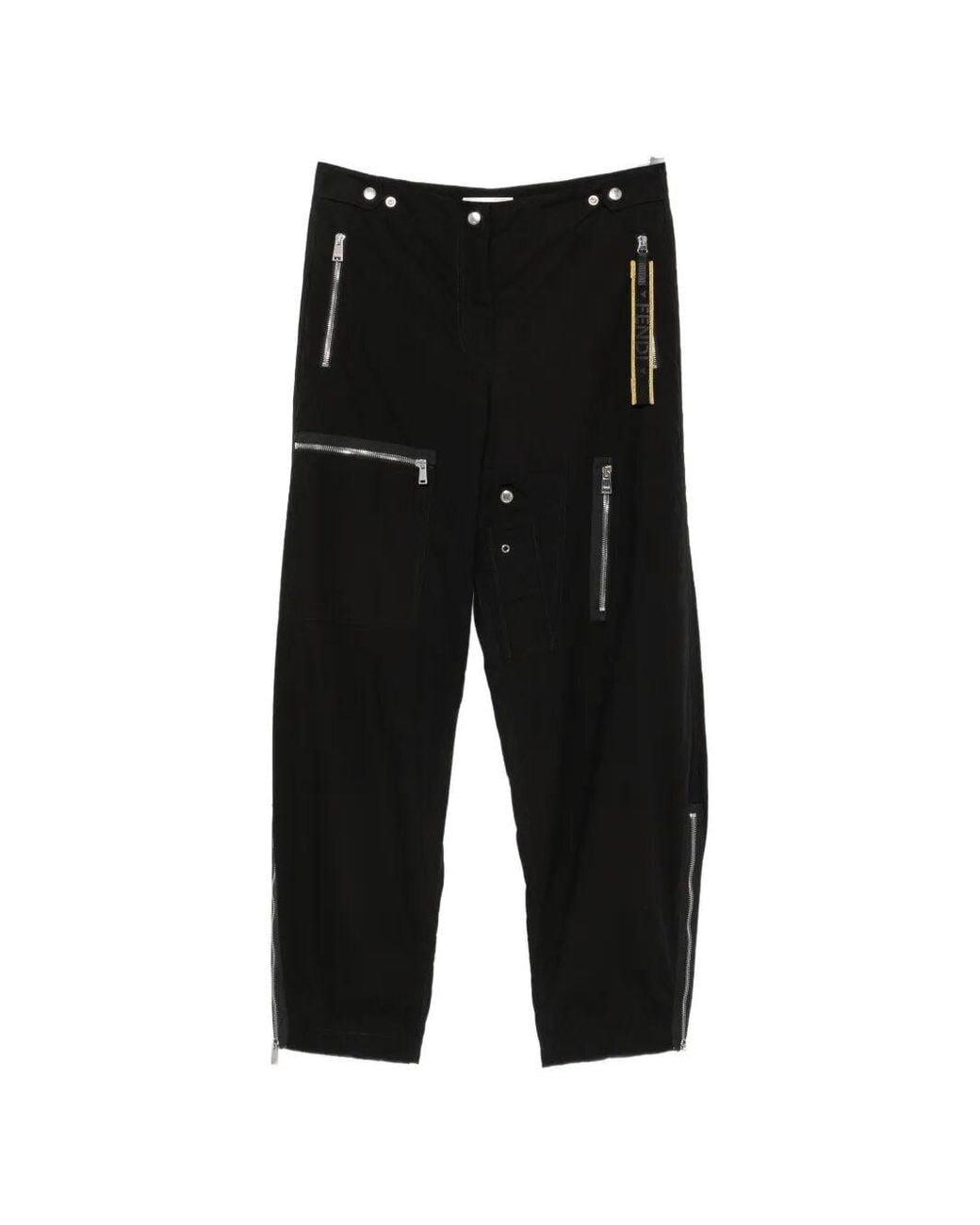 Fendi Black Parachute Pants