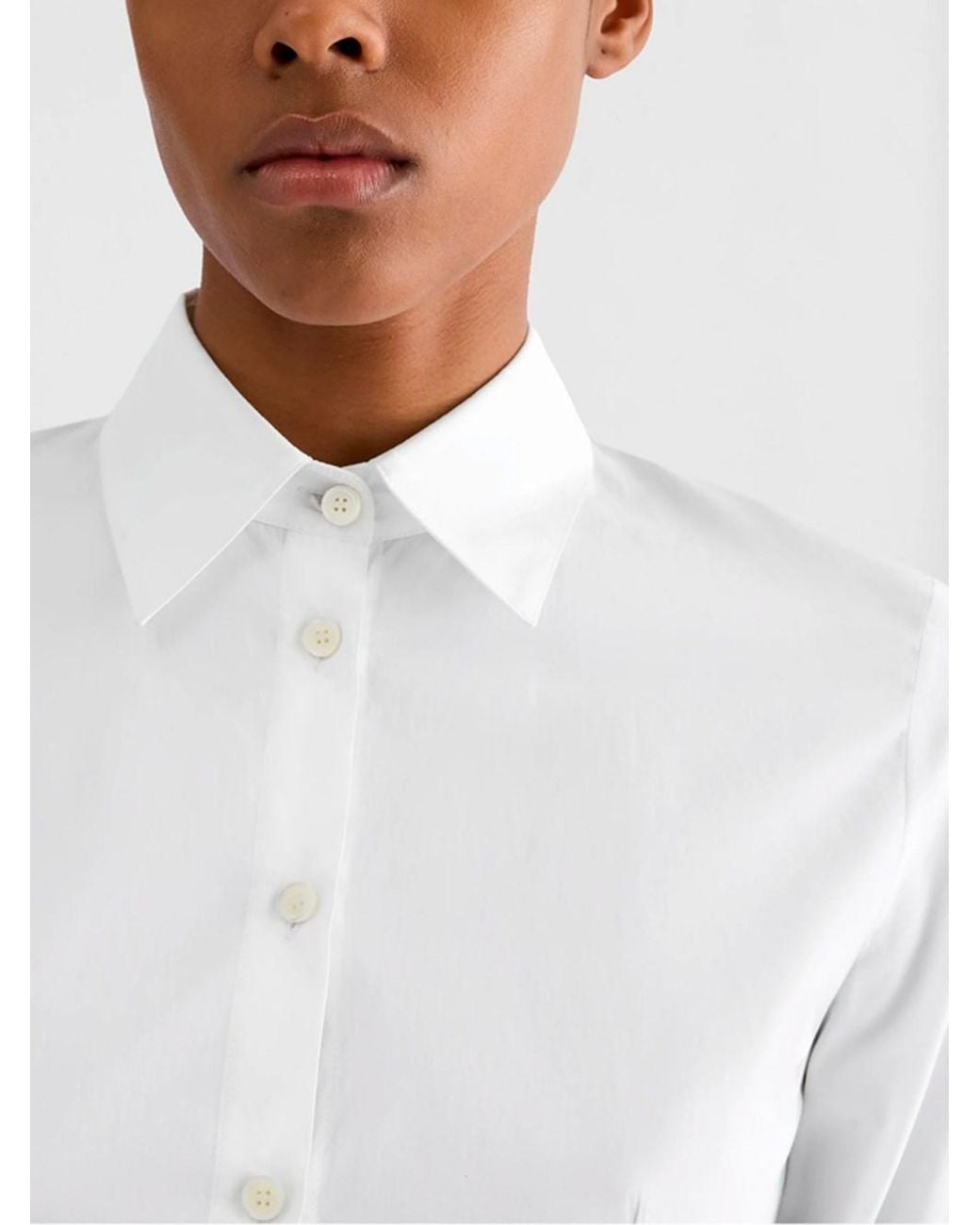 Jil Sander White Cotton Poplin Shirt