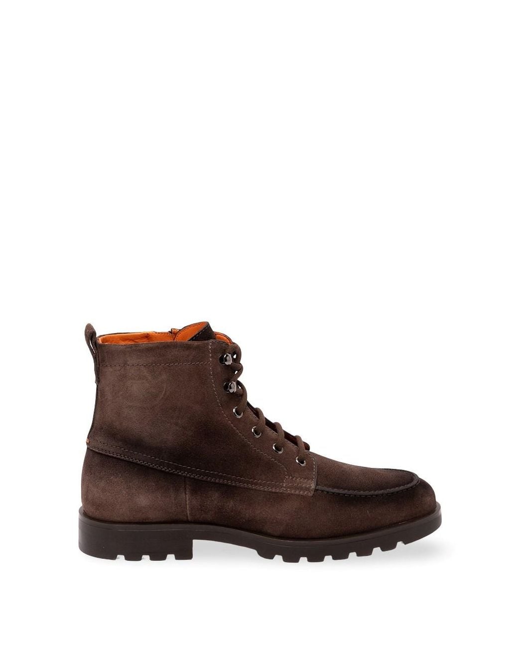 Santoni Brown 'Flair' Lace Up for men