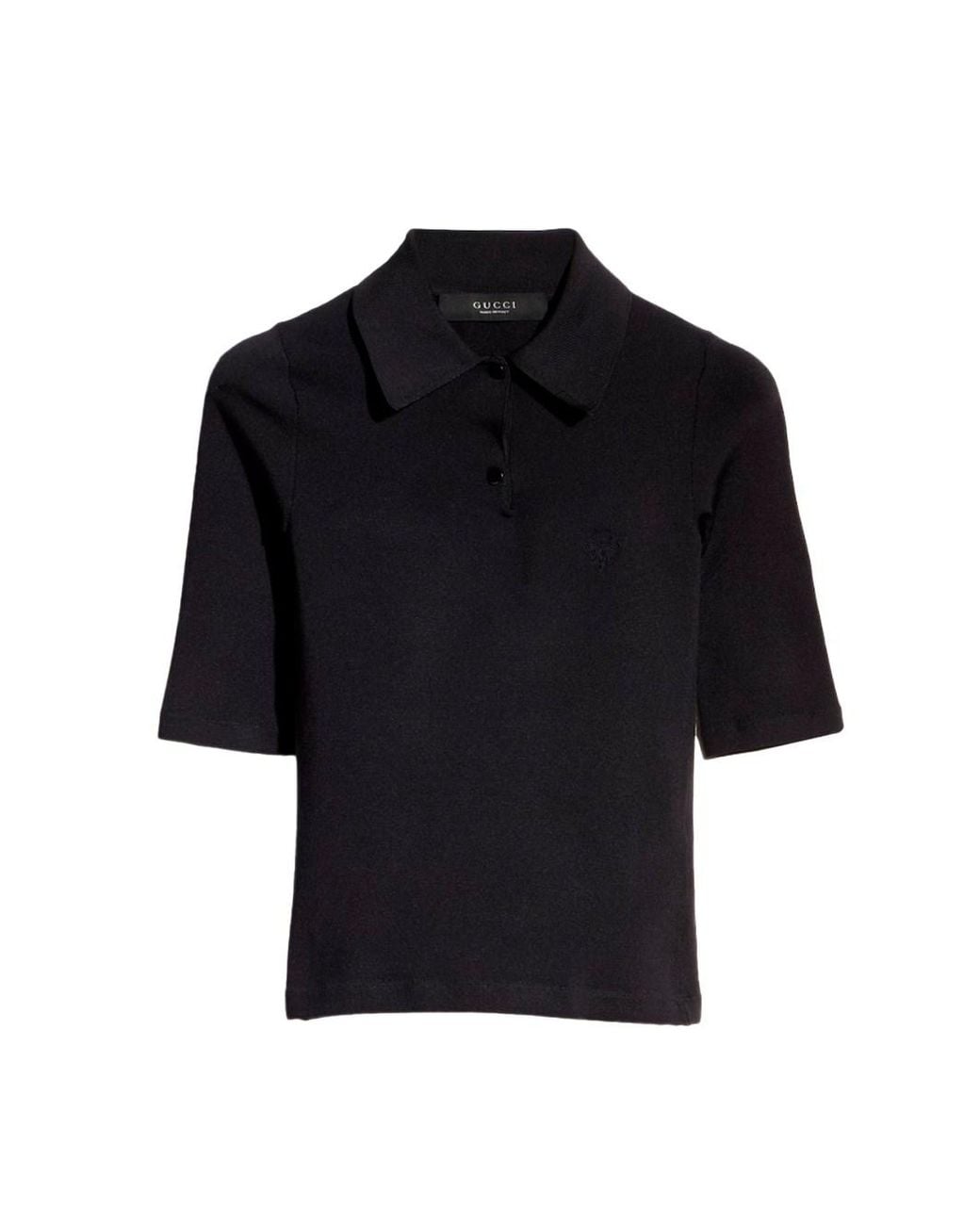 Gucci Black S/S Polo Neck