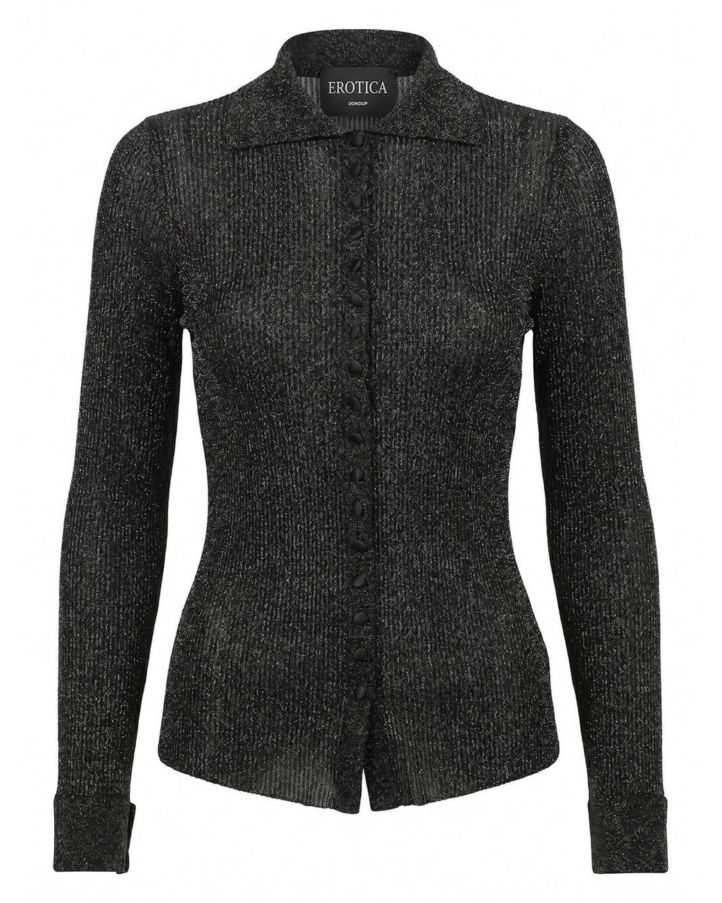 Dondup Black Lurex Shirt