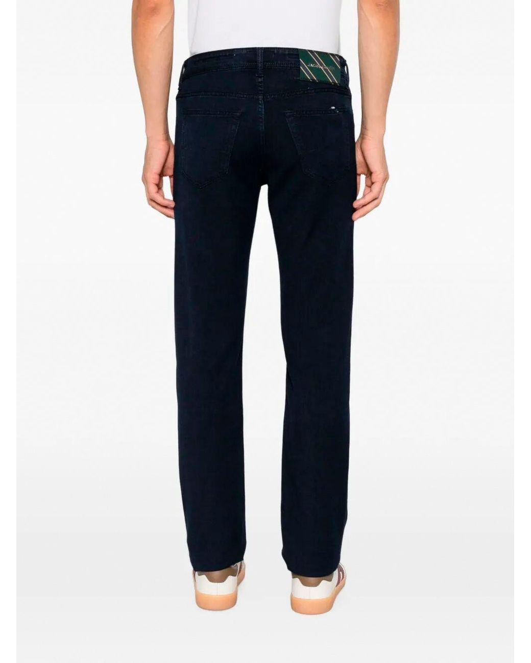 Jacob Cohen Blue 'Bard' Slim Fit 5-Pocket Pants for men