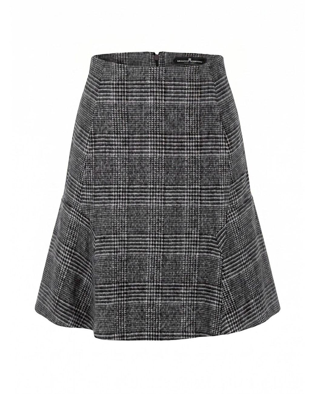 Ermanno Scervino Gray Skirt