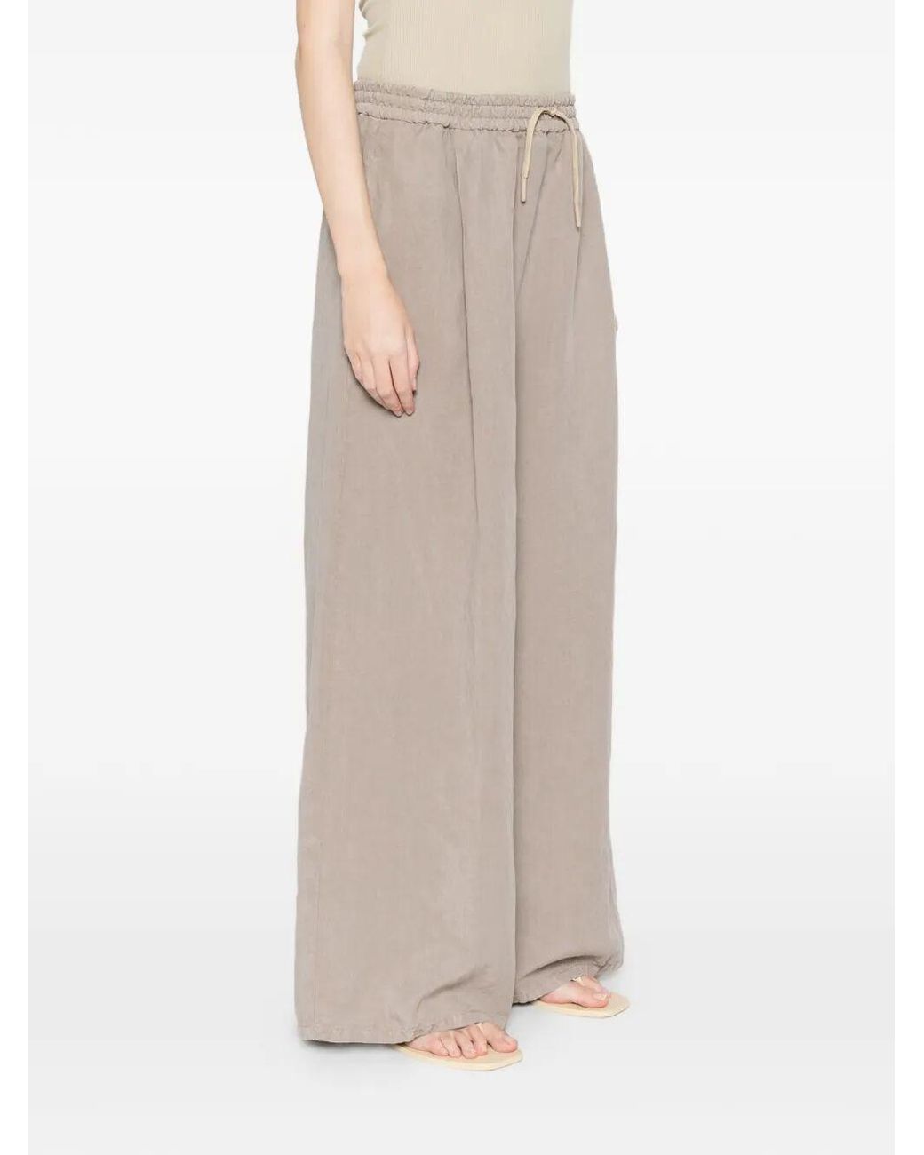 Berwich White Wide Leg Pants