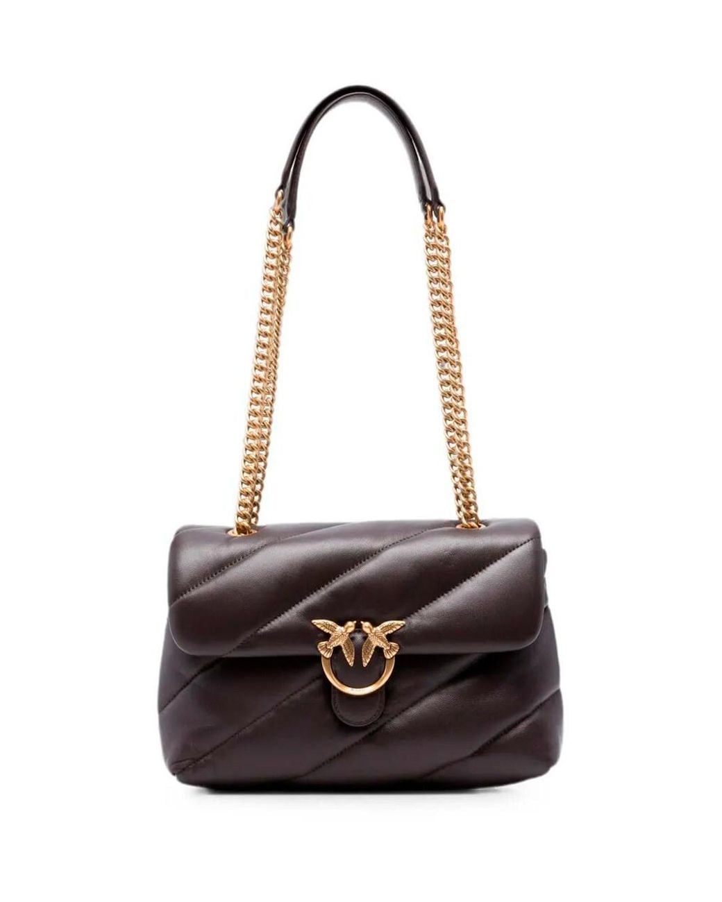 Pinko White Love Puff Classic Small Bag