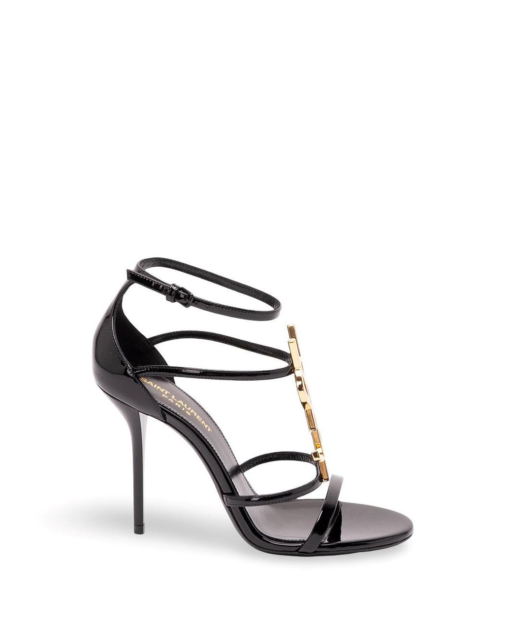 Saint Laurent White Cassandra Sandals