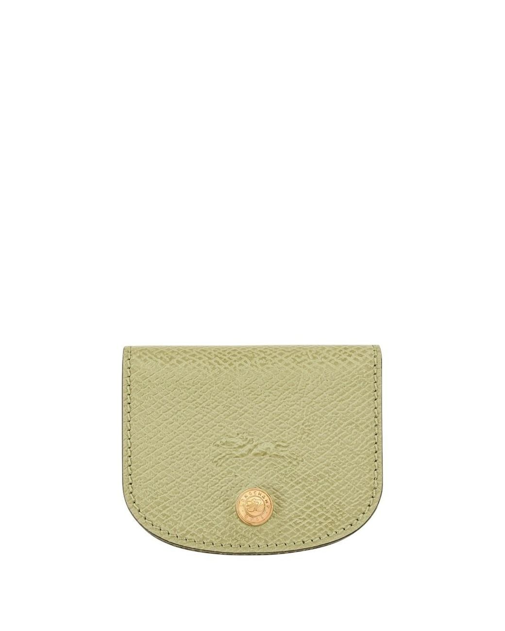 Longchamp White 'Epure' Card Holder