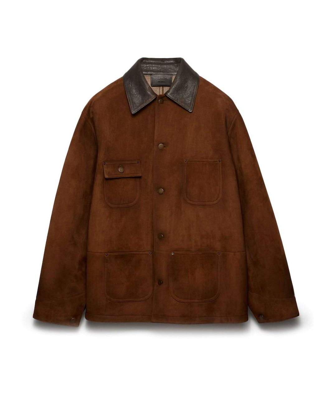 Prada Brown Leather Jackrt for men