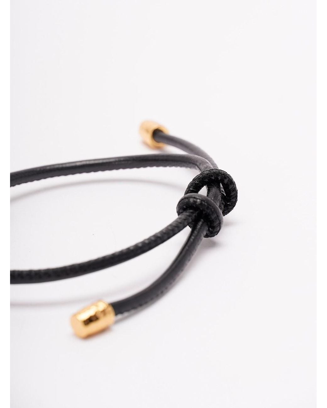 Saint Laurent White 'Ysl' Bracelet
