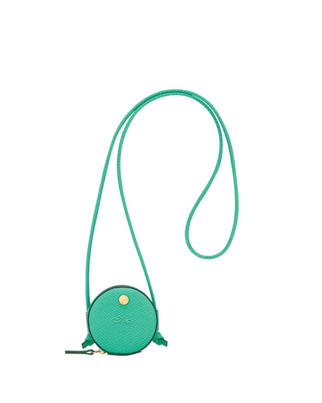 Longchamp Blue 'Epure Surf' Coin Purse