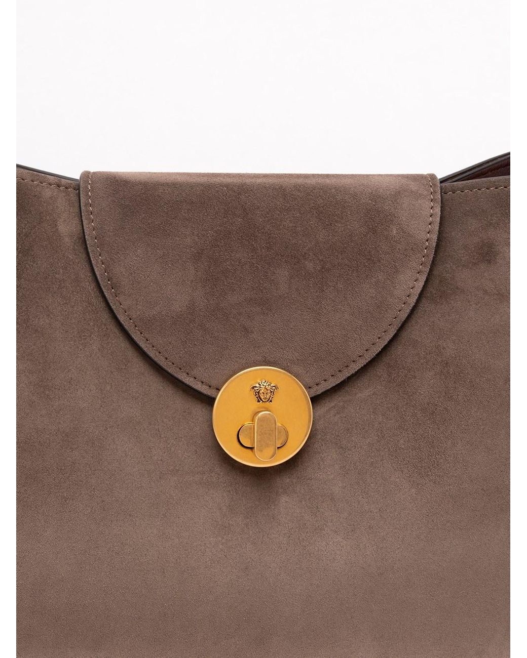Versace Brown Vivian East/West Shoulder Bag