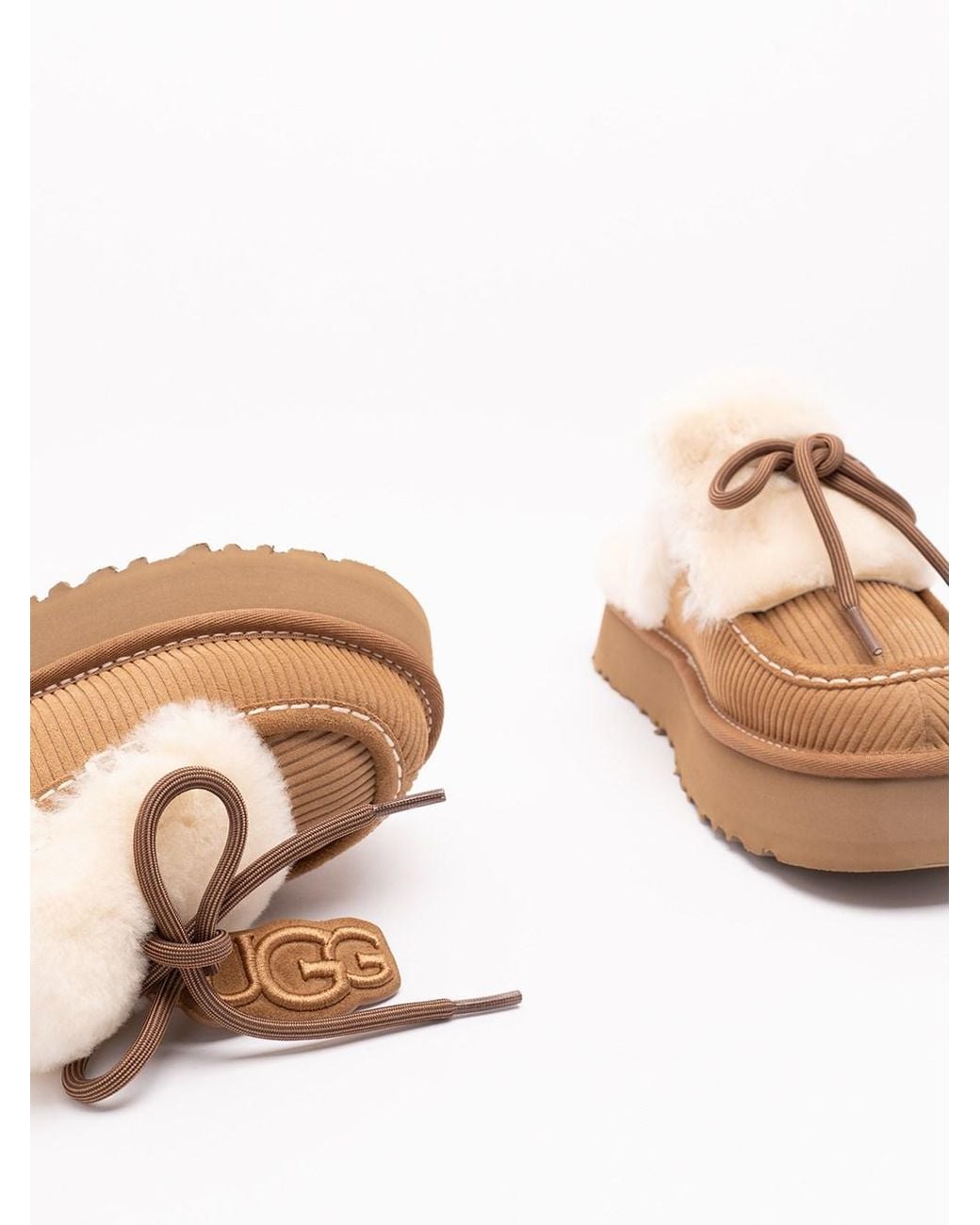 Ugg Brown Disquette Heritage Slippers