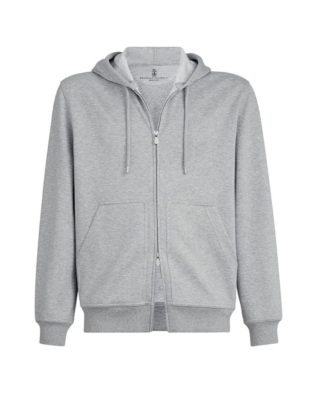 Brunello Cucinelli White Light Sweatshirt for men