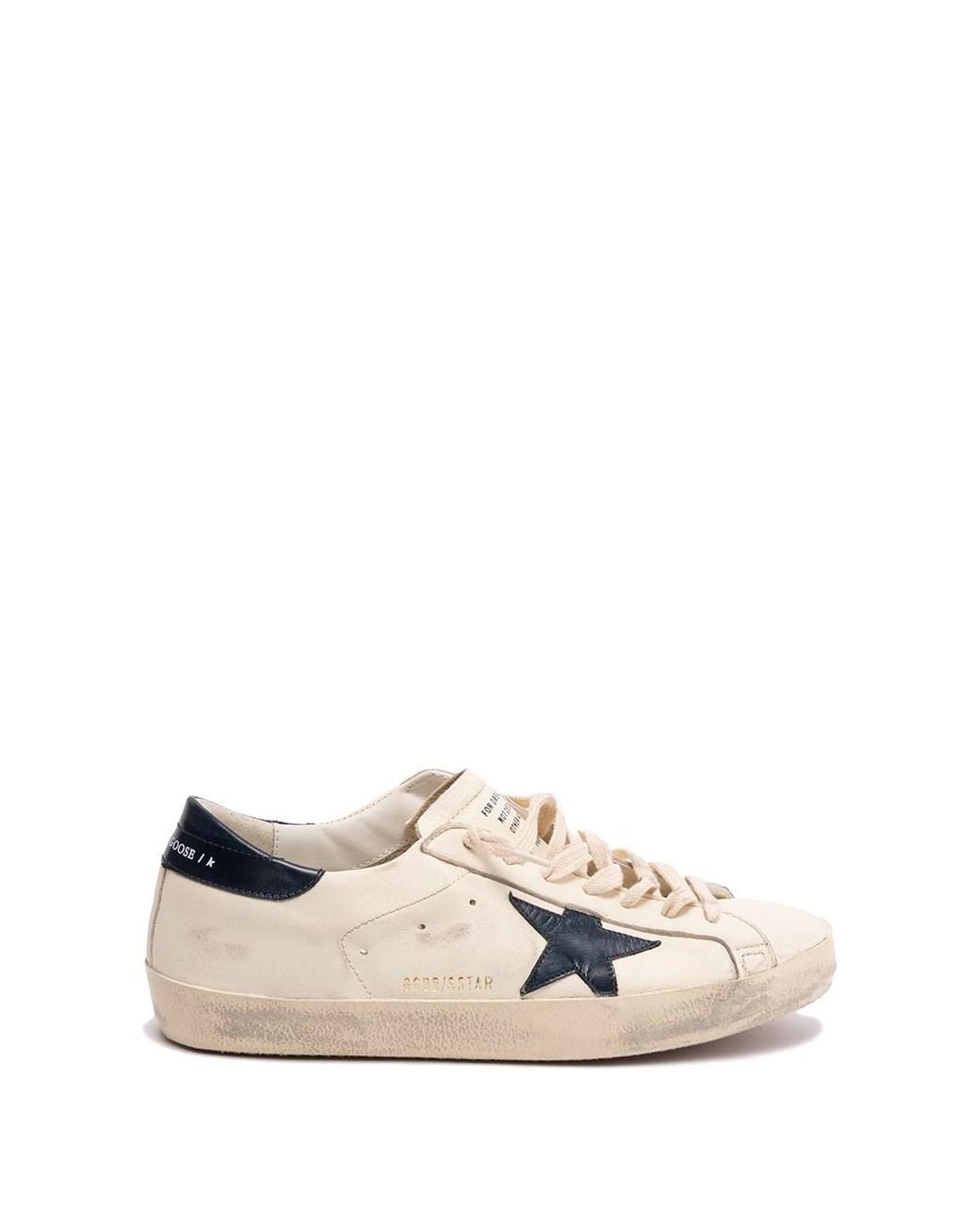 Golden Goose Deluxe Brand White 'Super-Star' Sneakers for men