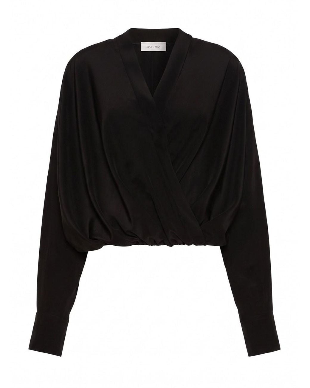 Sportmax Black 'Venere' Cape