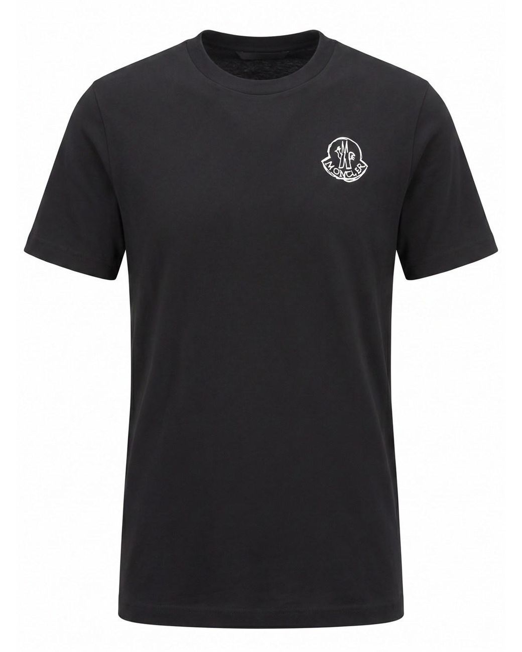 Moncler Black T-Shirt for men