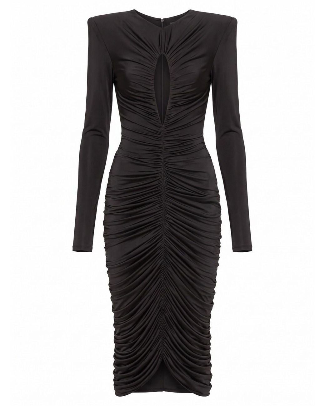 Nissa Black Evening Dress