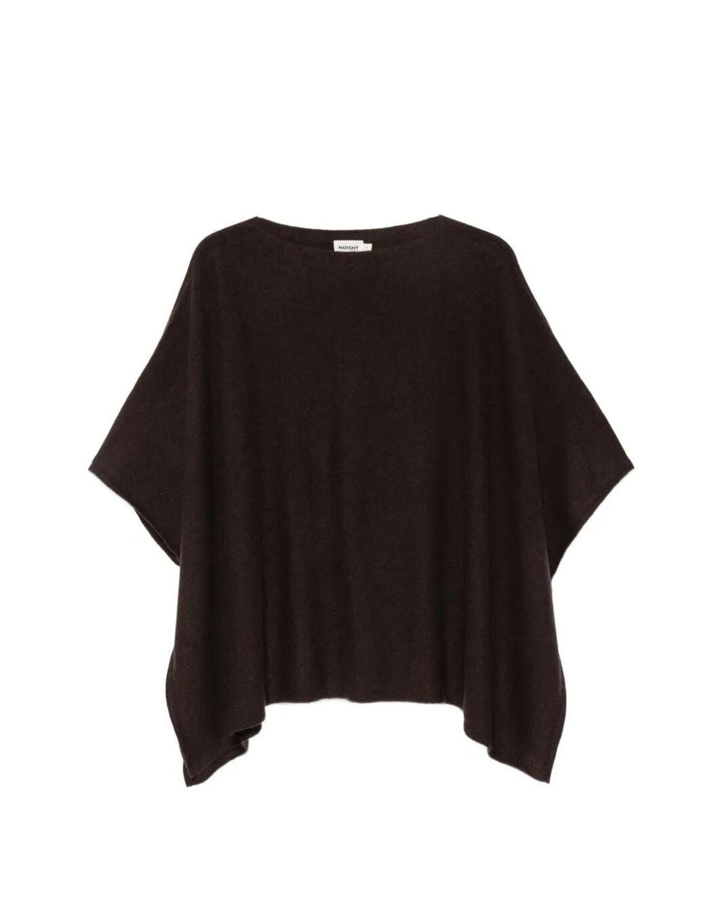 Not Shy Black 'Pamina' Poncho
