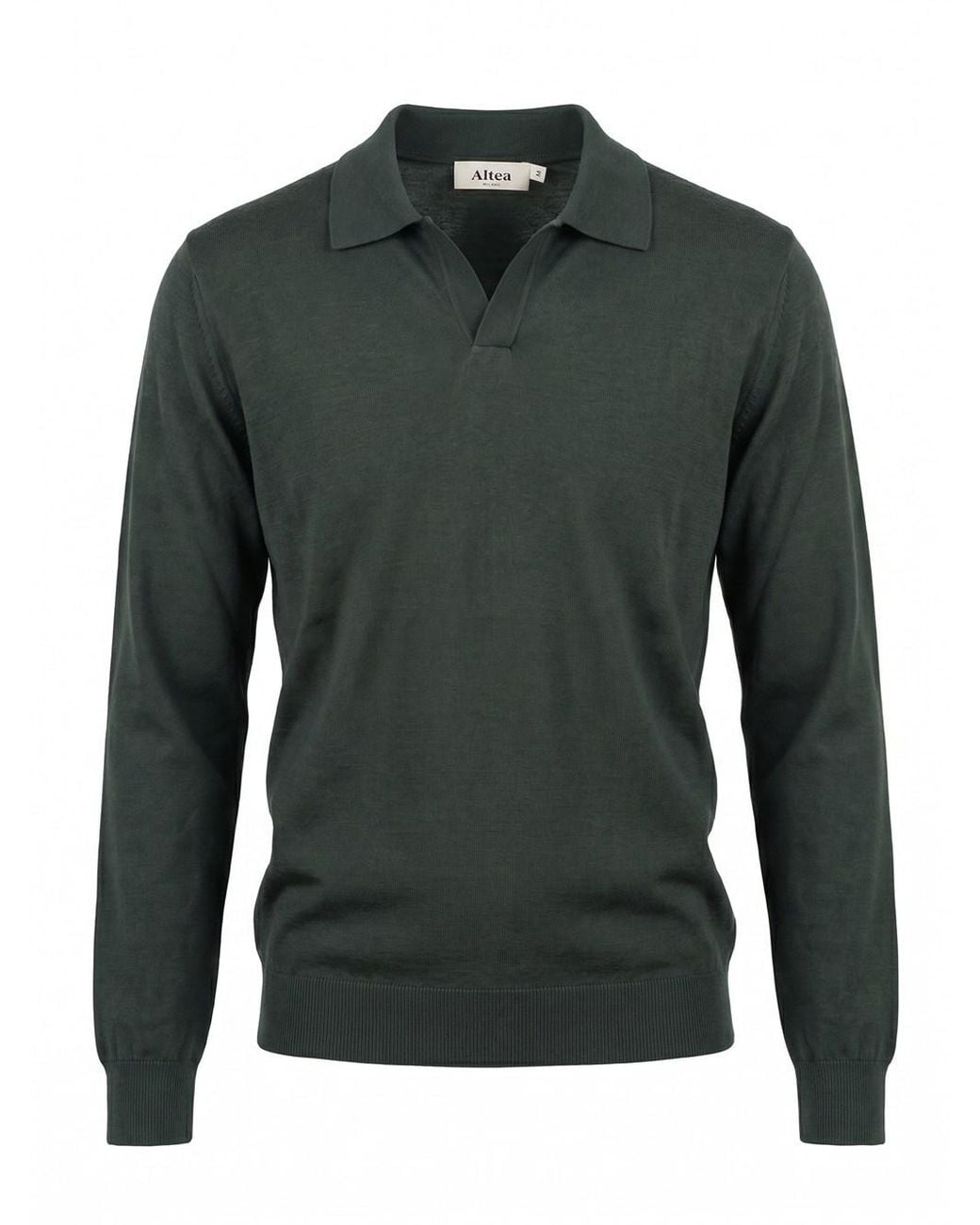 Altea Green 'Pierre' Polo Neck Sweater for men