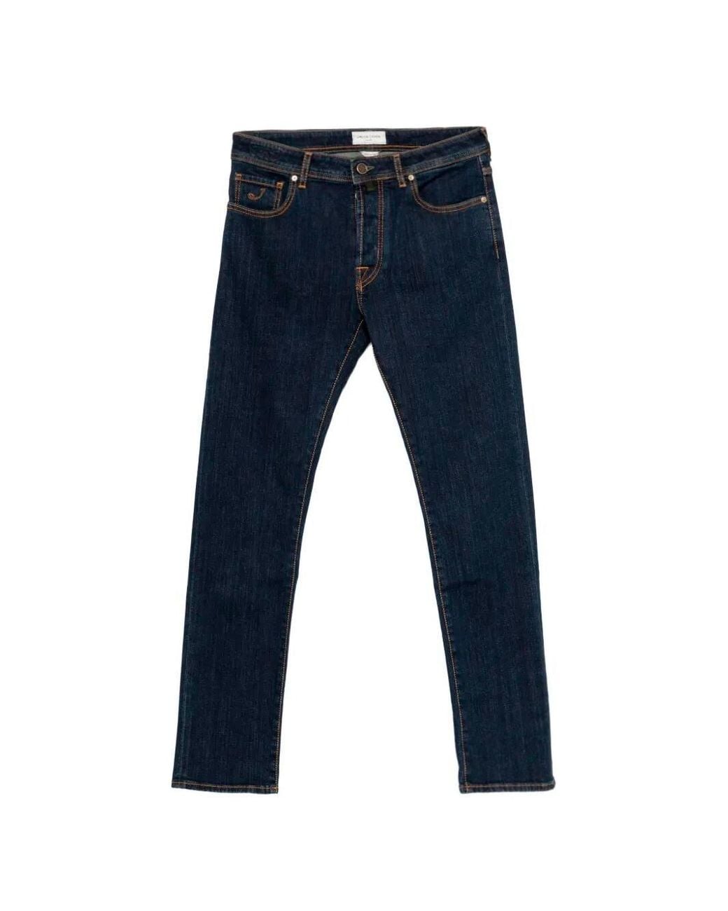 Jacob Cohen Blue 'Bard' Slim Fit 5-Pocket Pants for men