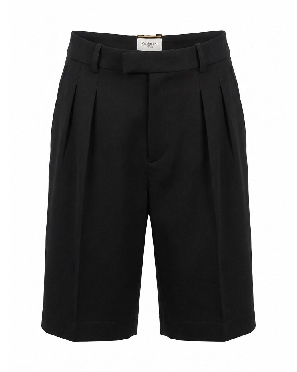 Saint Laurent Black Tailored Bermuda Shorts