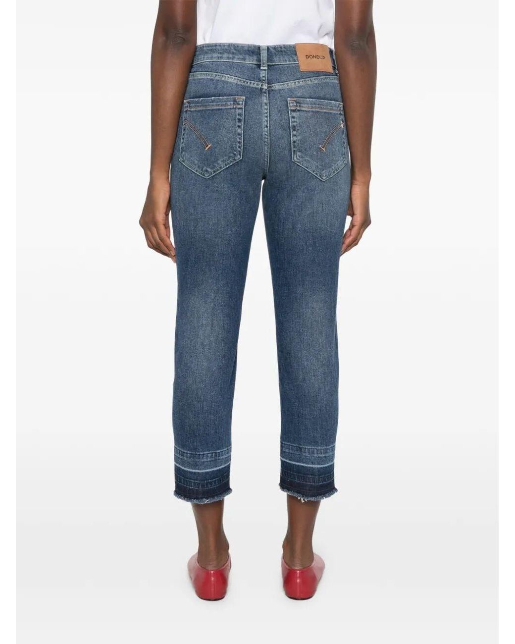 Dondup Blue 'Koons' Loose 5-Pocket Jeans