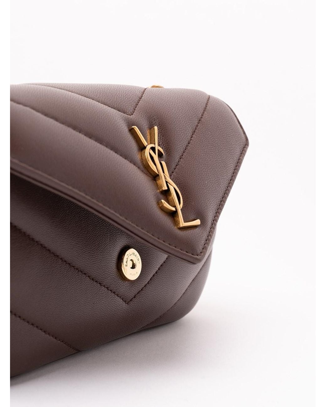 Saint Laurent Brown Loulou Mini
