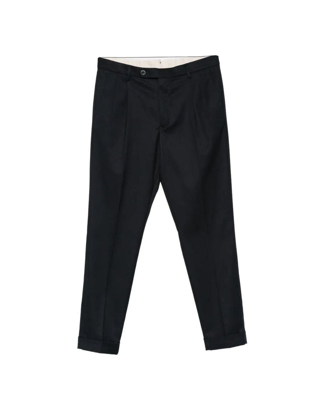 GTA Black 'Luca' Tecnico Wool Pants for men