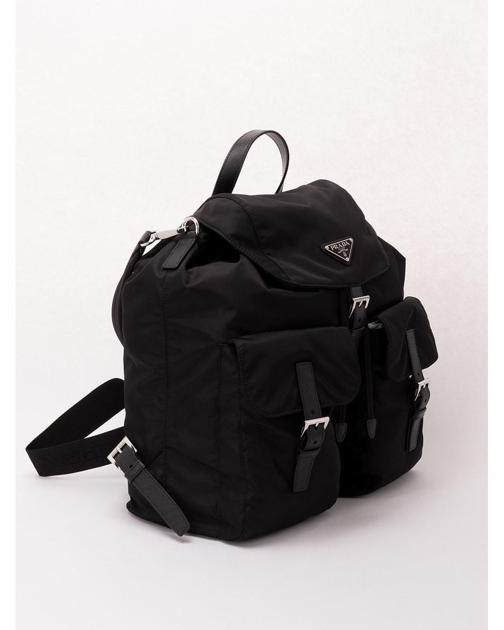 Prada Black Re-Nylon Backpack for men