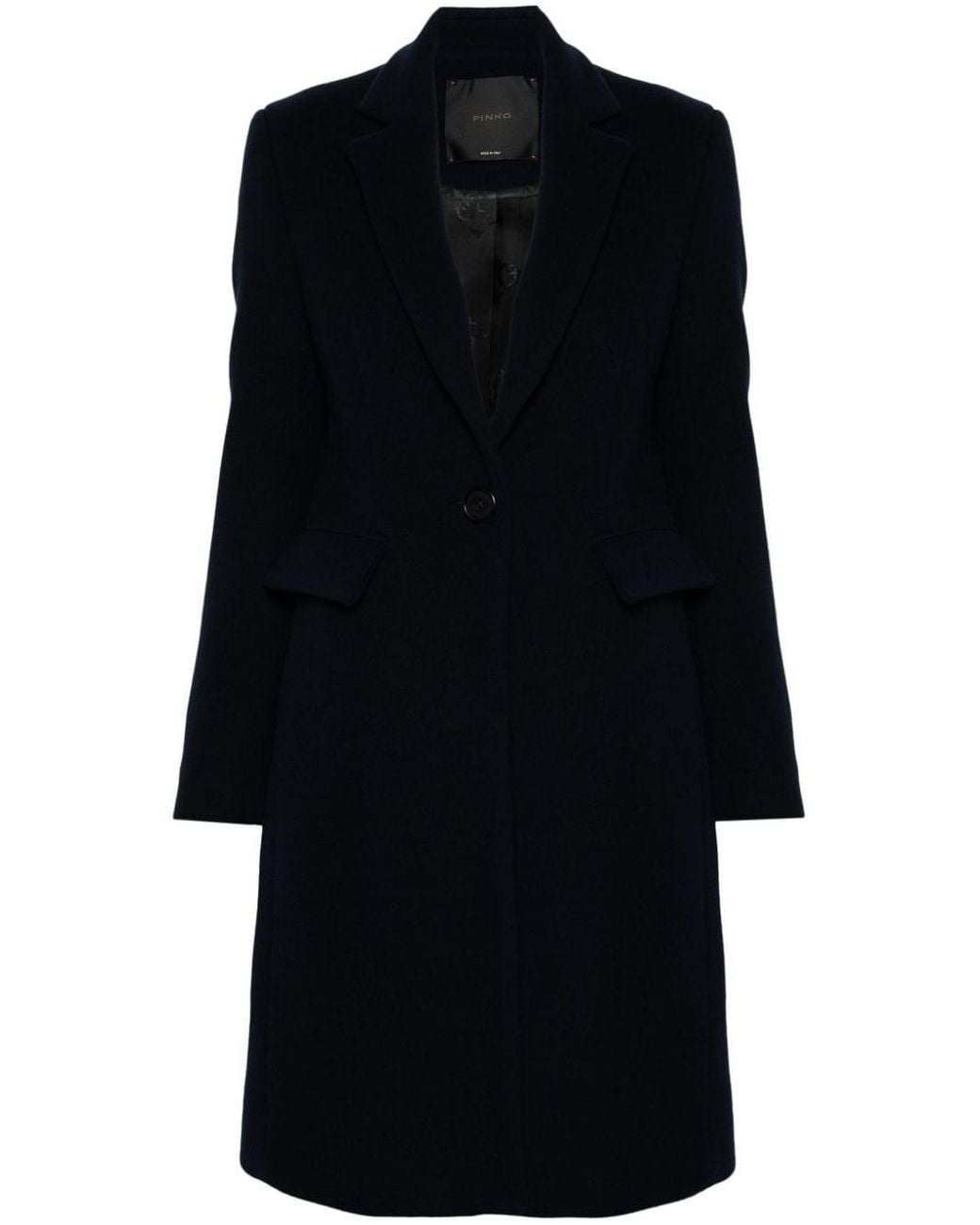 Pinko Black 'Cambogia' Coat