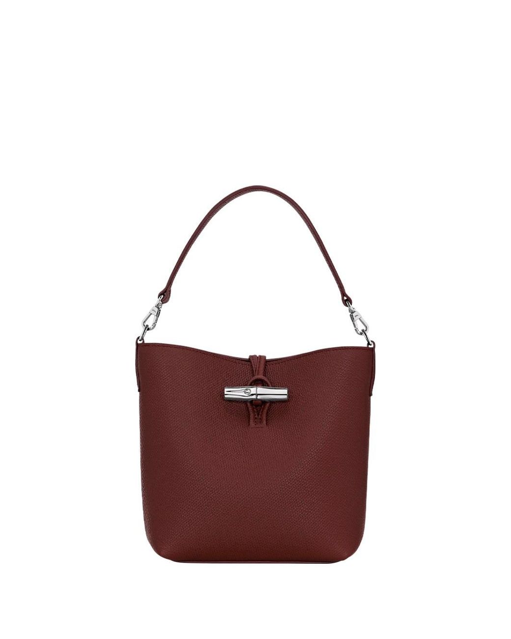 Longchamp Purple 'Le Roseau' Extra Small Bucket Bag