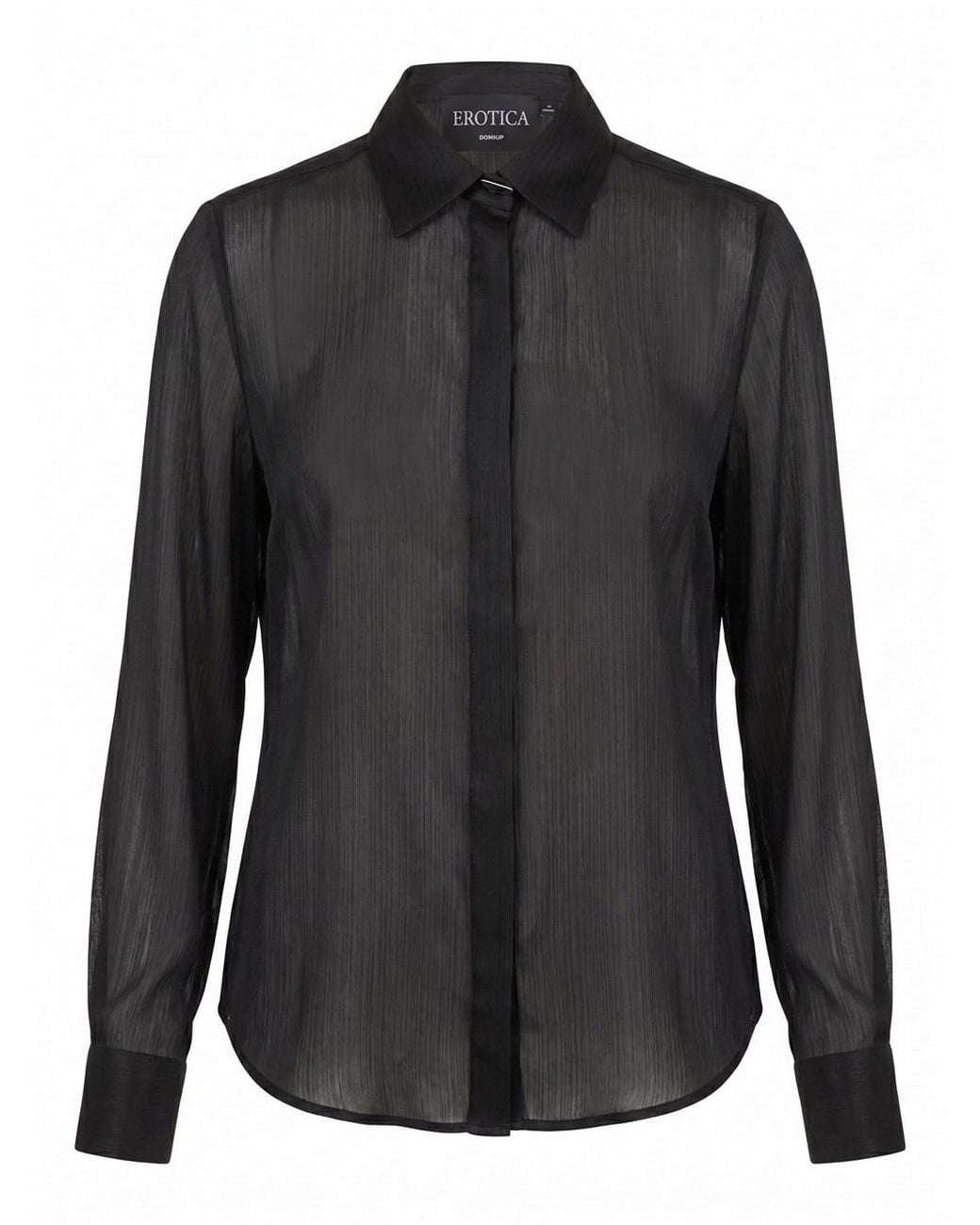 Dondup Black Chiffon Shirt