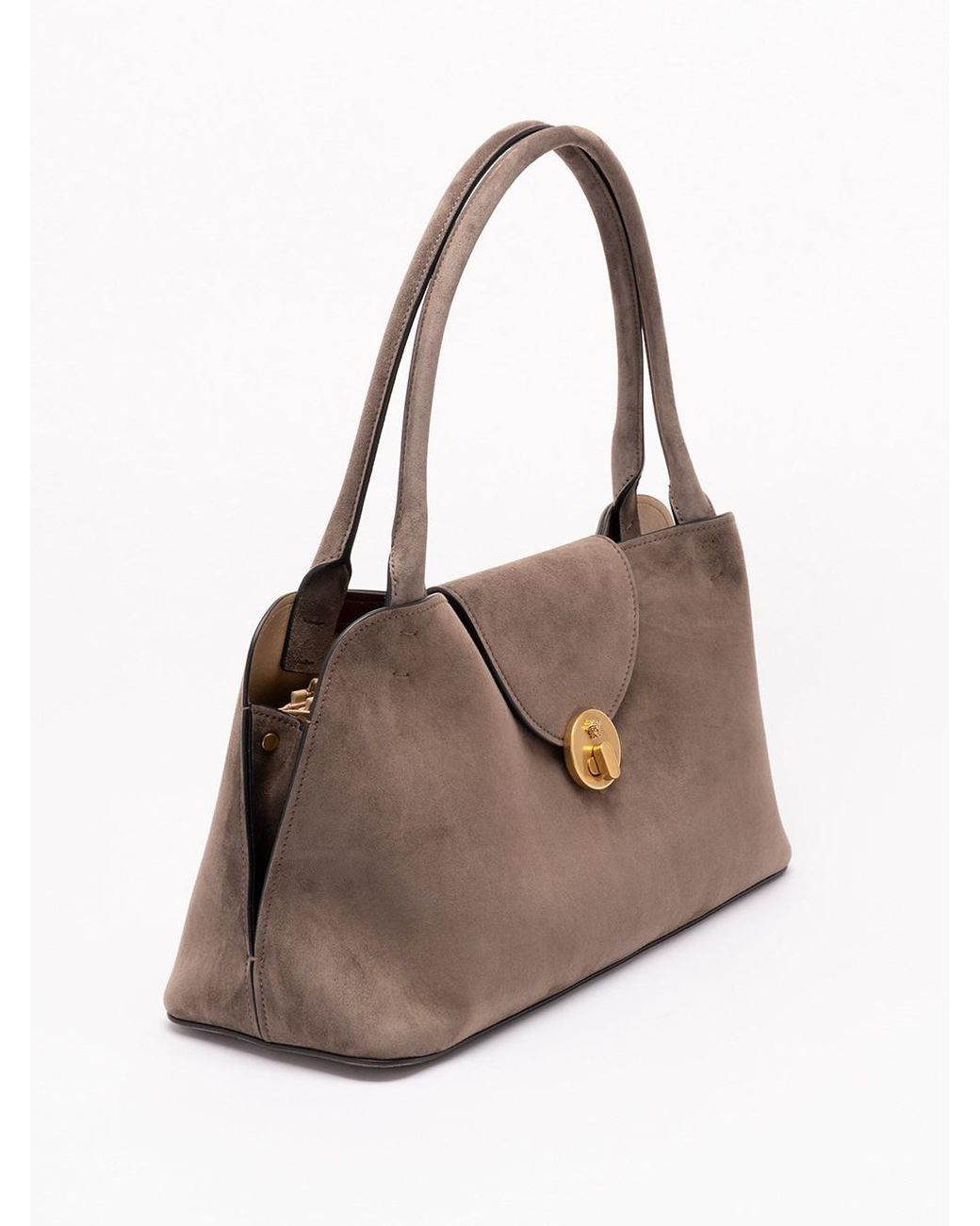 Versace Brown Vivian East/West Shoulder Bag