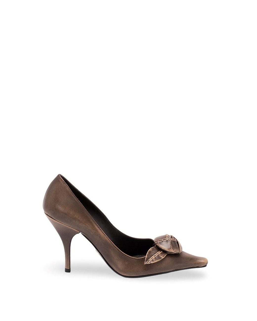 Prada White Leather Slingback Pumps