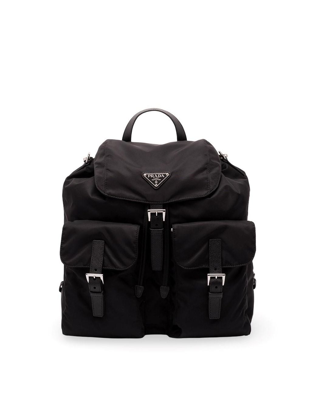 Prada Black Re-Nylon Backpack for men