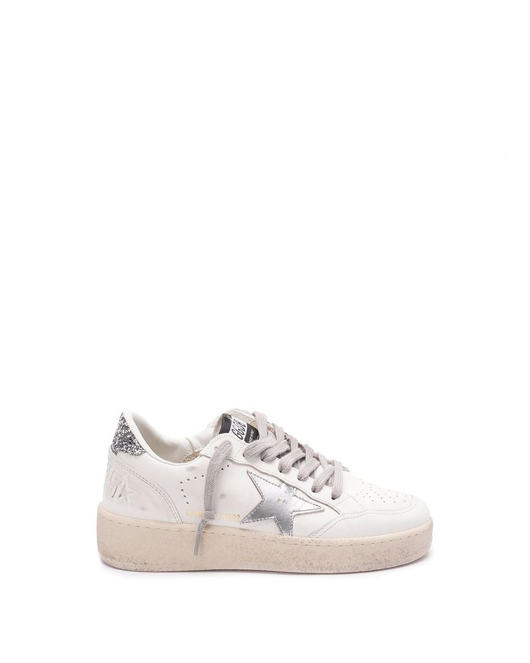 Golden Goose Deluxe Brand White 'Ball Star 2' Sneakers